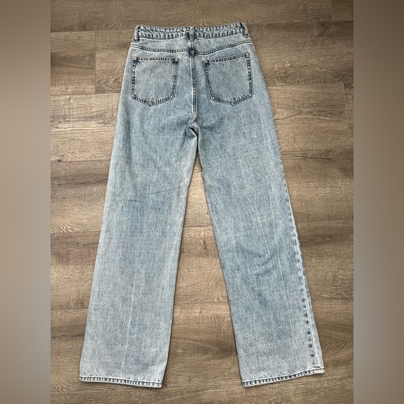 H&M Wide High Waist Jeans | Women’s | Size: 8 | Color: Blue - Picture 4 of 16
